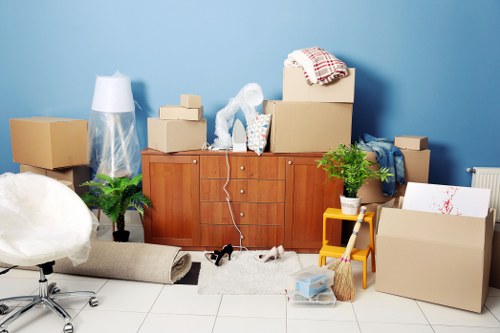 Moving truck service helping with a Chelsea residential move