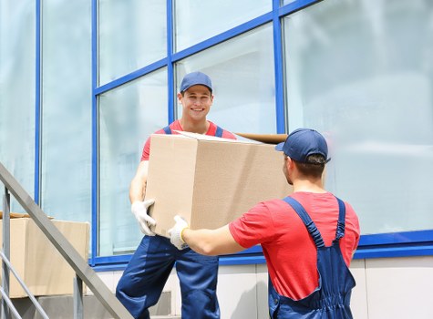 Careful loading and unloading service near Chelsea streets