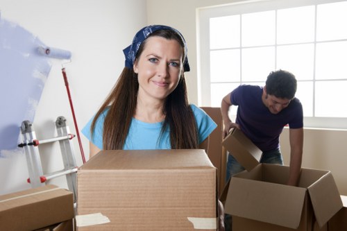 Packing checklist and moving boxes prepared for a Chelsea removal