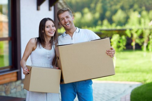 Packing and transport support for an office relocation in Chelsea