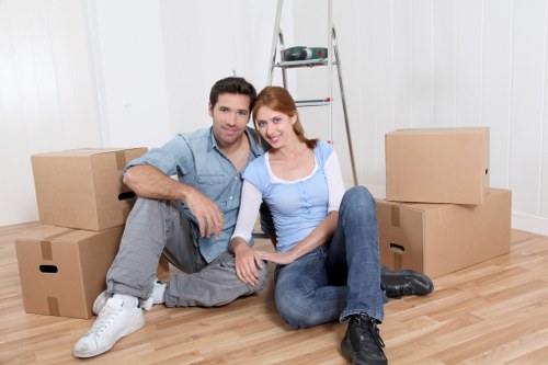 Careful loading of business items during a local relocation in Chelsea