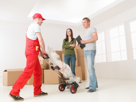 Booking and quotation process for removals service