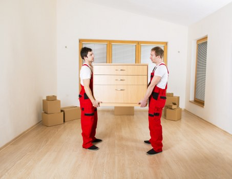 Chelseas local moving team handling household items with care